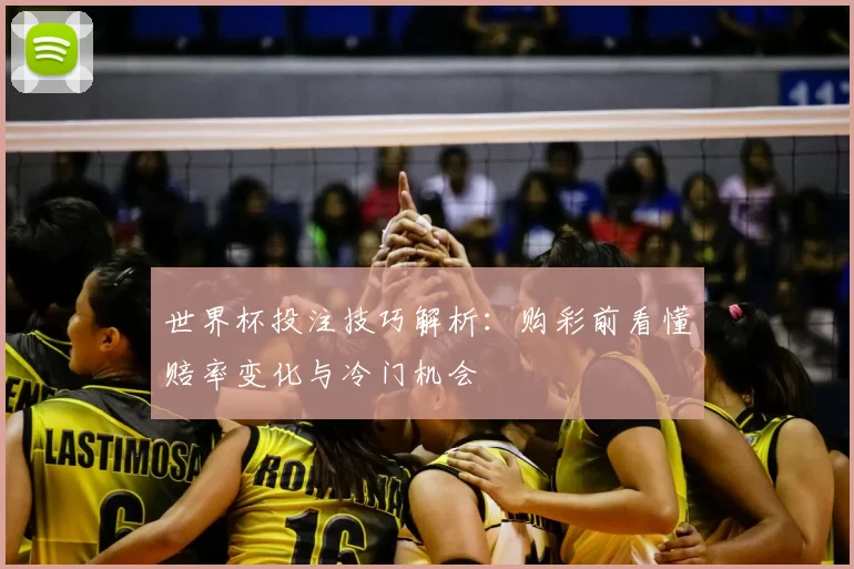 世界杯投注技巧解析：购彩前看懂赔率变化与冷门机会