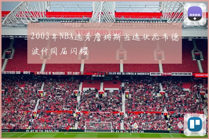 2003年NBA选秀詹姆斯当选状元韦德波什同届闪耀