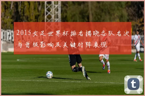 2015女足世界杯排名揭晓各队名次与晋级影响及关键对阵表现