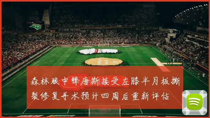 森林狼中锋唐斯接受左膝半月板撕裂修复手术预计四周后重新评估