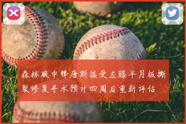 森林狼中锋唐斯接受左膝半月板撕裂修复手术预计四周后重新评估